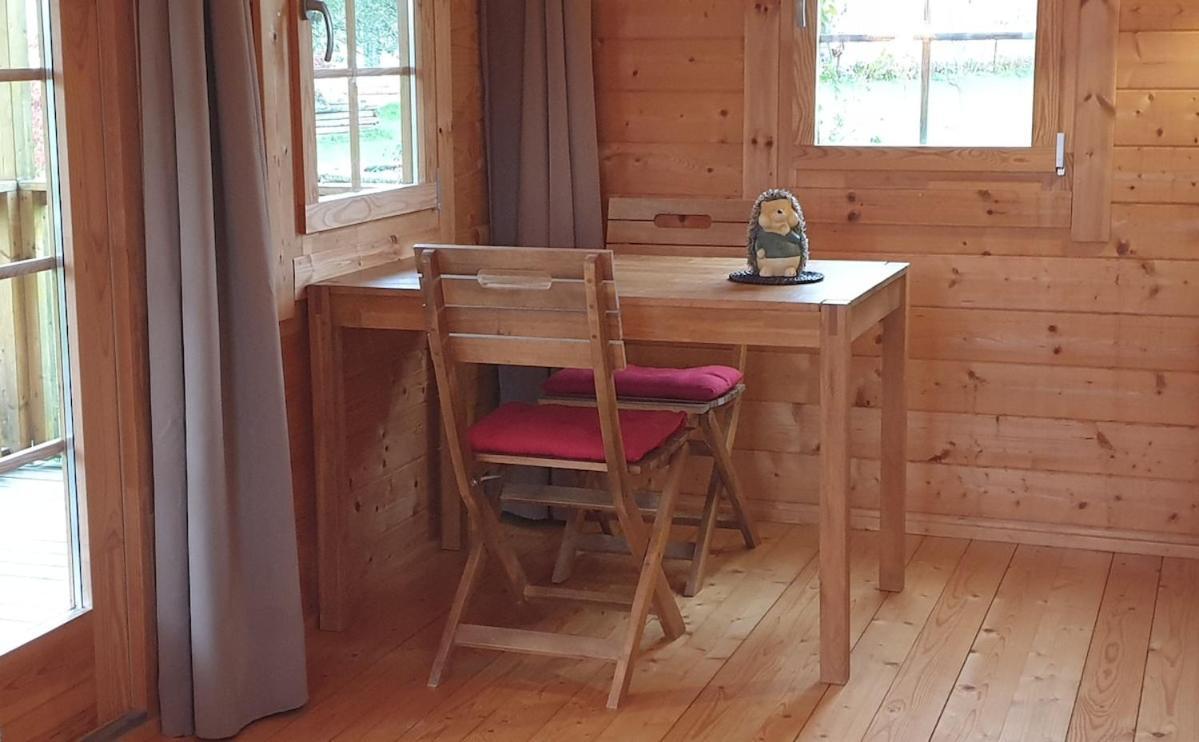 Chalet Bois Pleine Campagne A Pontigny Bagian luar foto