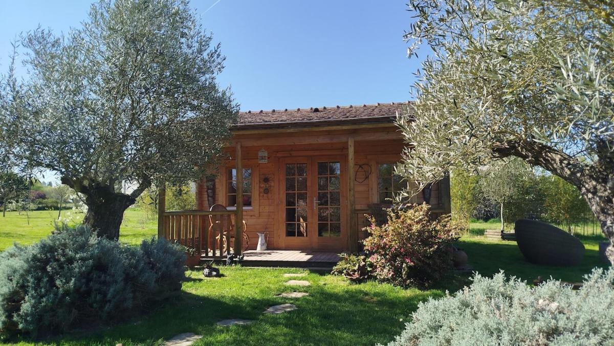 Chalet Bois Pleine Campagne A Pontigny Bagian luar foto