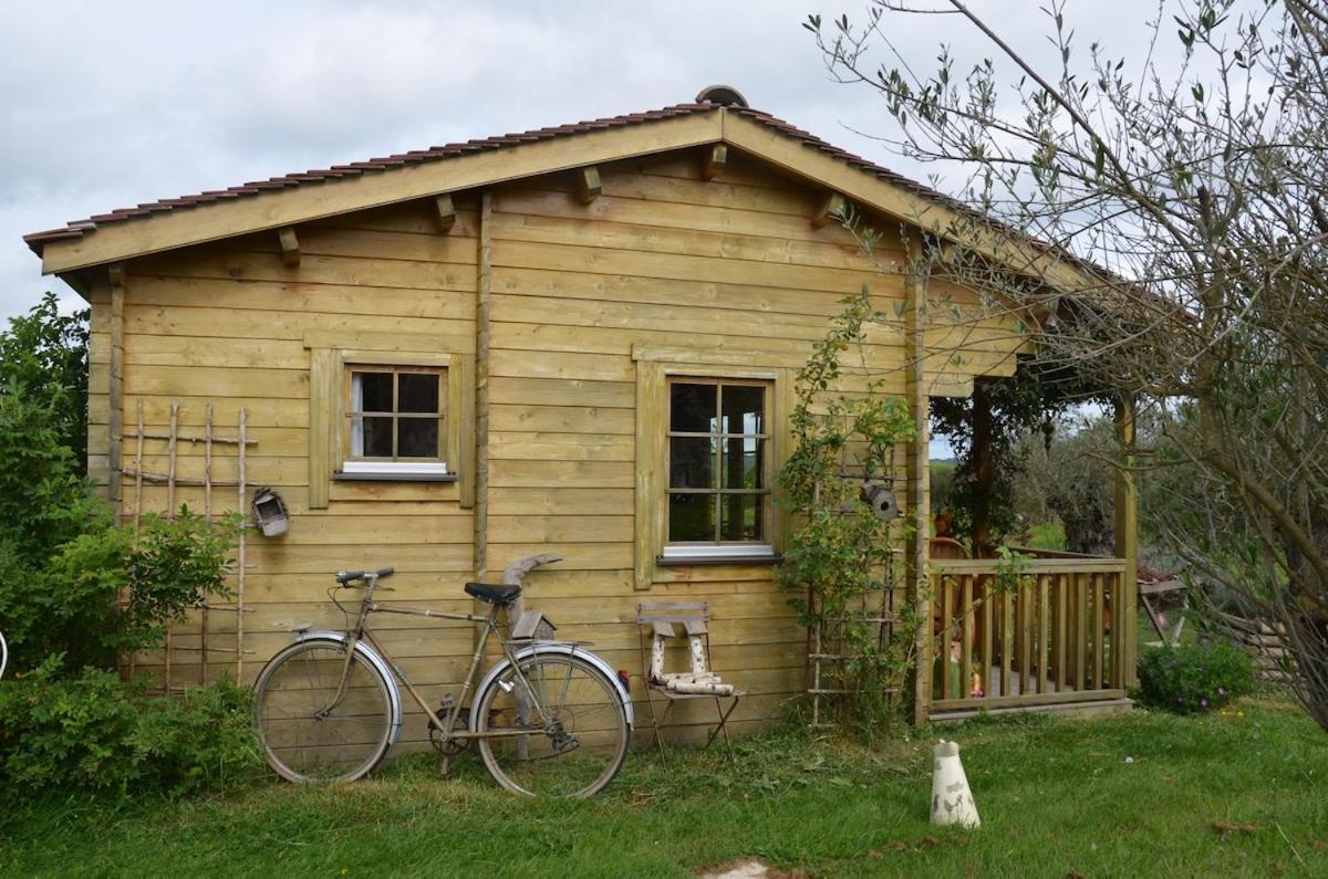 Chalet Bois Pleine Campagne A Pontigny Bagian luar foto