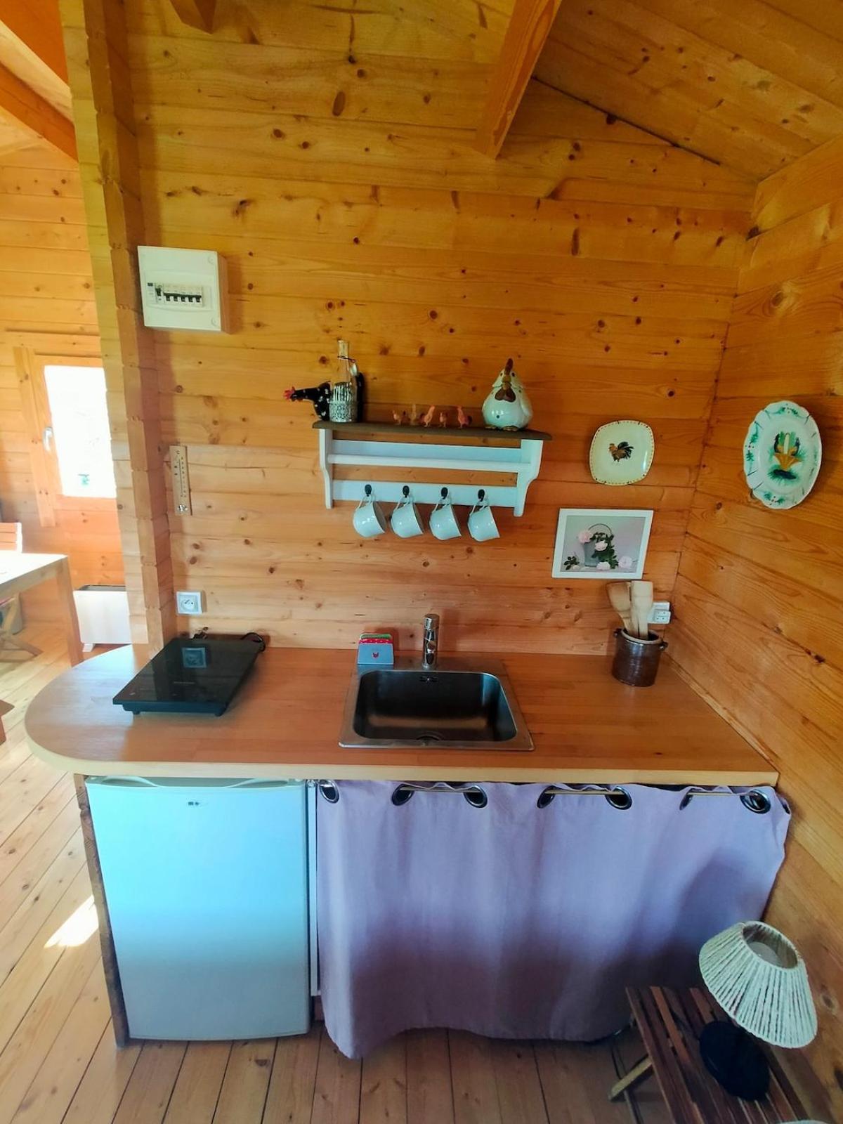 Chalet Bois Pleine Campagne A Pontigny Bagian luar foto