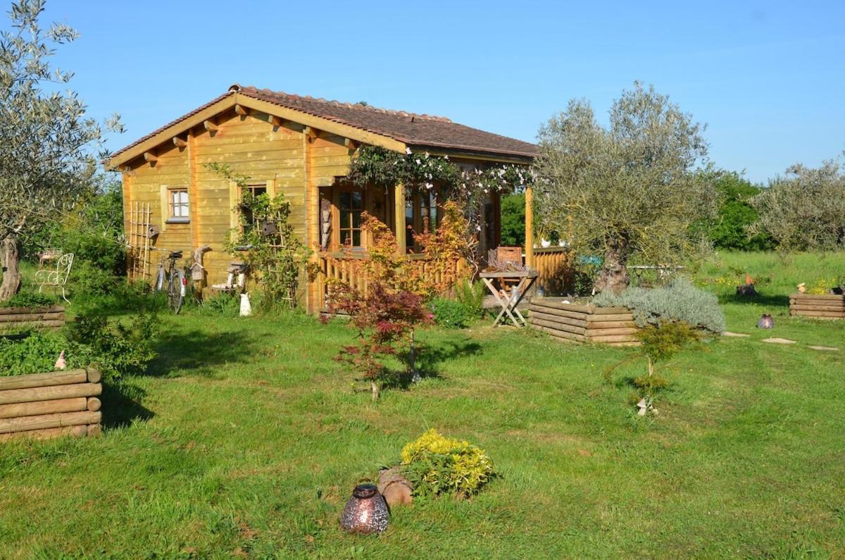 Chalet Bois Pleine Campagne A Pontigny Bagian luar foto