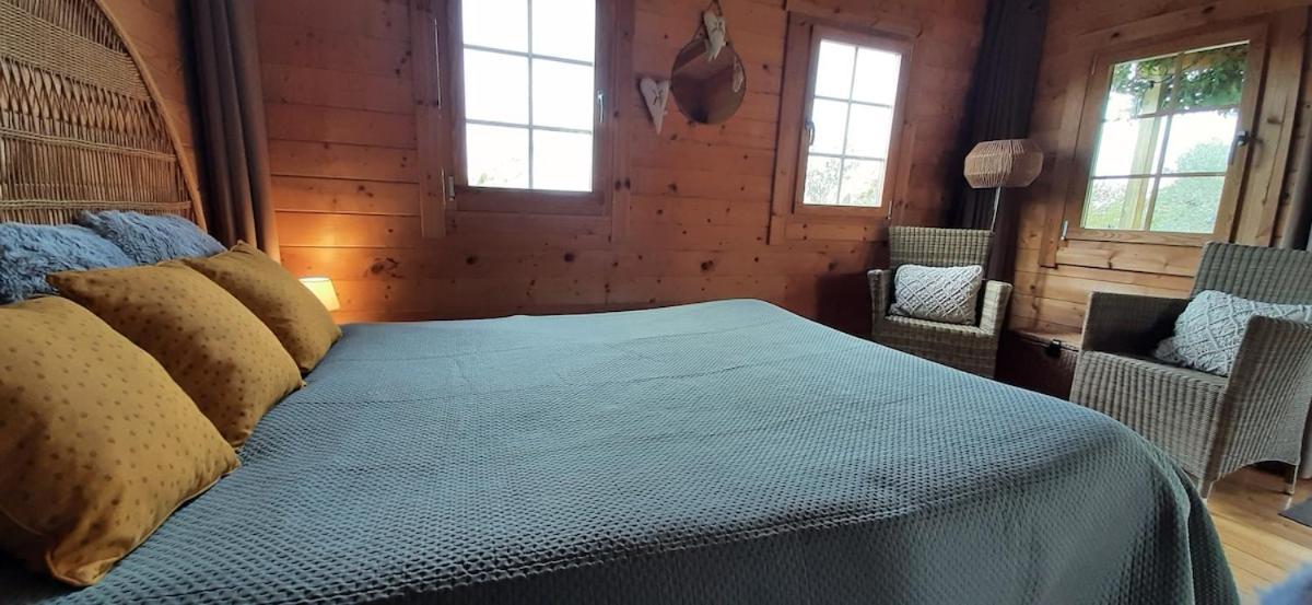 Chalet Bois Pleine Campagne A Pontigny Bagian luar foto